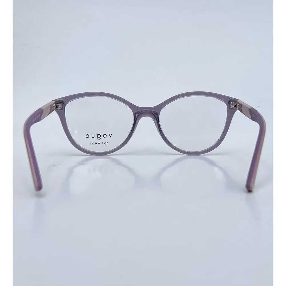 VOGUE Kids VY2019 Sophisticated Transparent Violet Acetate Frame 48 16 125 NEW
